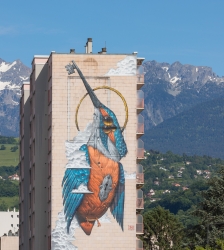 Le street art à Saint Martin d’Hères à vélo