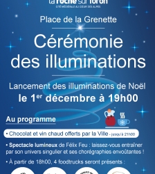 Lancement des illuminations de Noël