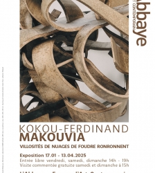 Exposition : villosités de nuages de foudre ronronnement de Kokou-Ferdinand Makouvia