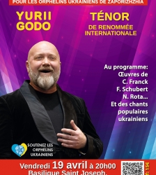 Yurii GODO, le tenor de renommée internationale, en concert caritatif