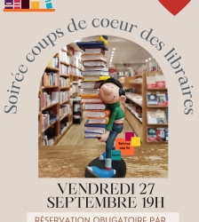 Soirée coups de coeur des libraires