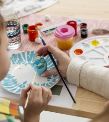 Atelier créatif Ma fleur en papier déchiré