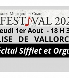 Festival Orgues Musiques et Cimes - Récital Sifflet et Orgue - Eglise de Vallorcine