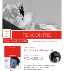 Rencontre avec Antoine Le Menestrel pour son livre Folambule