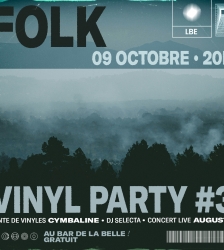 Vinyl Party #3 • FOLK w/ CYMBALINE & AUGUSTA live