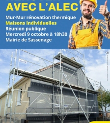 Réunions publiques :  rénovation thermique