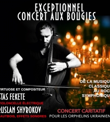 Concert caritatif aux bougies : Les 3 vies du violoncelle