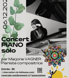  Concert de Piano Caritatif avec Marjorie Vagner 