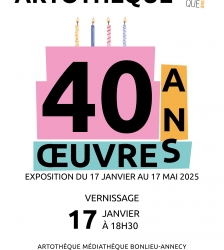 Exposition : "40 ans, 40 œuvres"