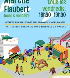 Marché Flaubert, local & solidaire