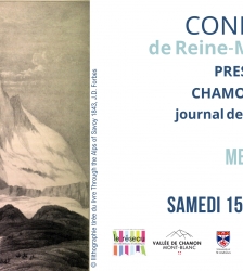 Conférence - Présentation de CHAMONIX-ZERMATT, journal de la Haute Route ouverte en août 1842 par J. D. Forbes