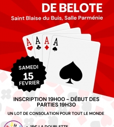 Concours de belote