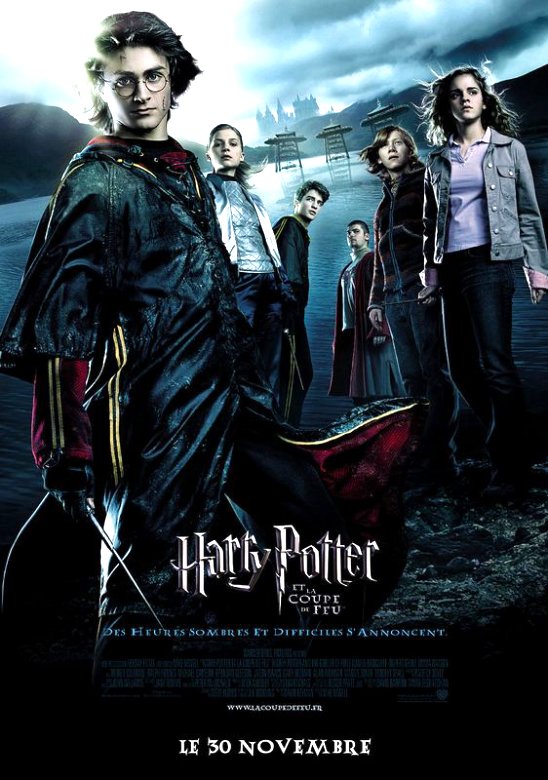 affiche Harry Potter et la coupe de feu